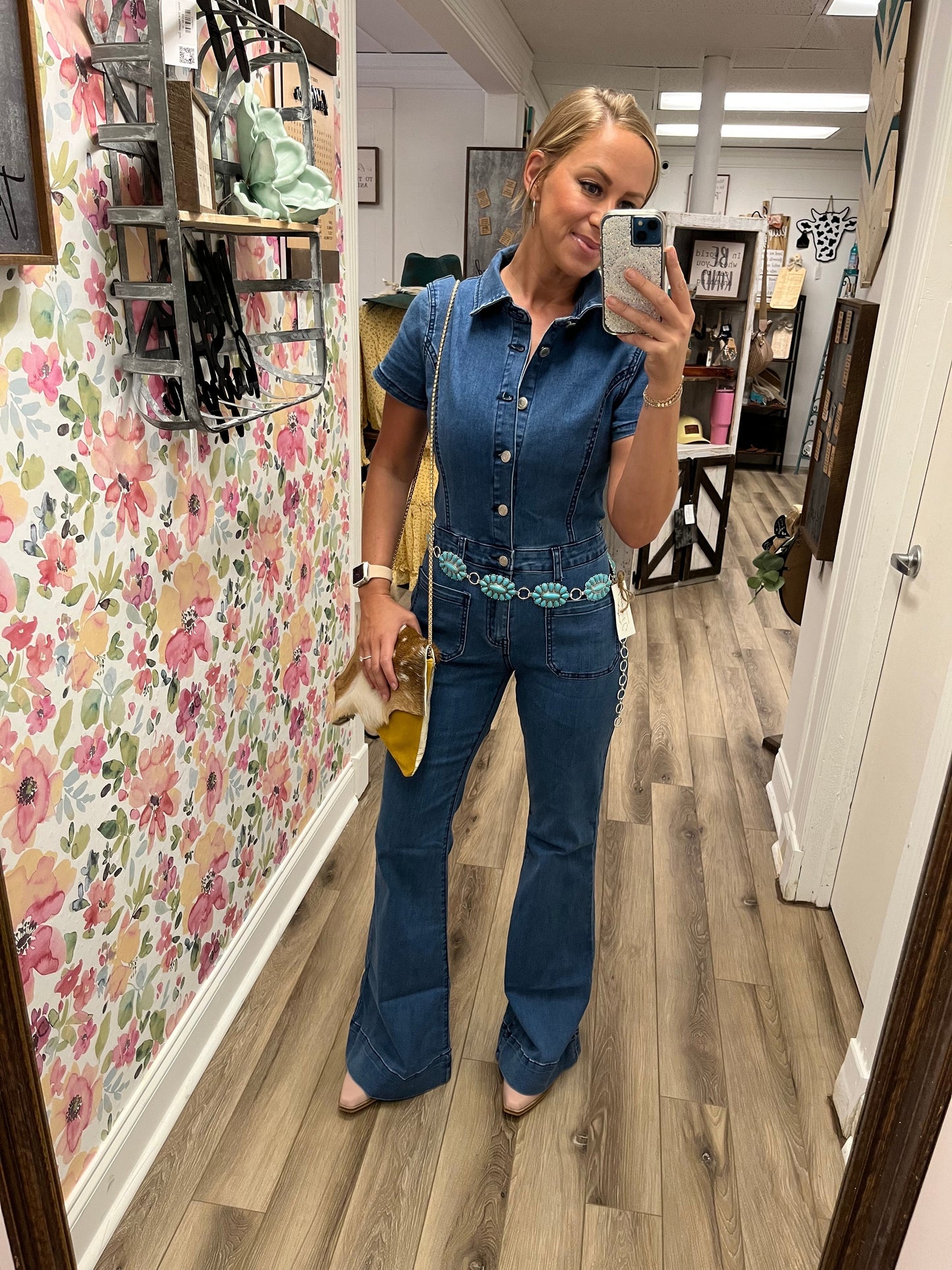 Lainey Denim Jumpsuit