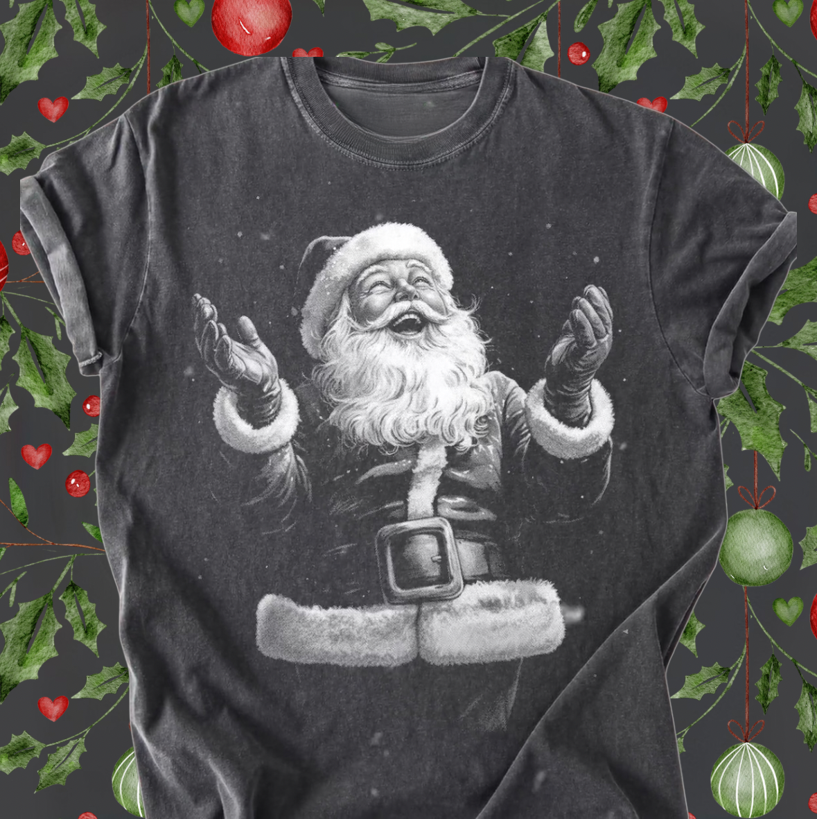 Vintage Santa T-Shirt