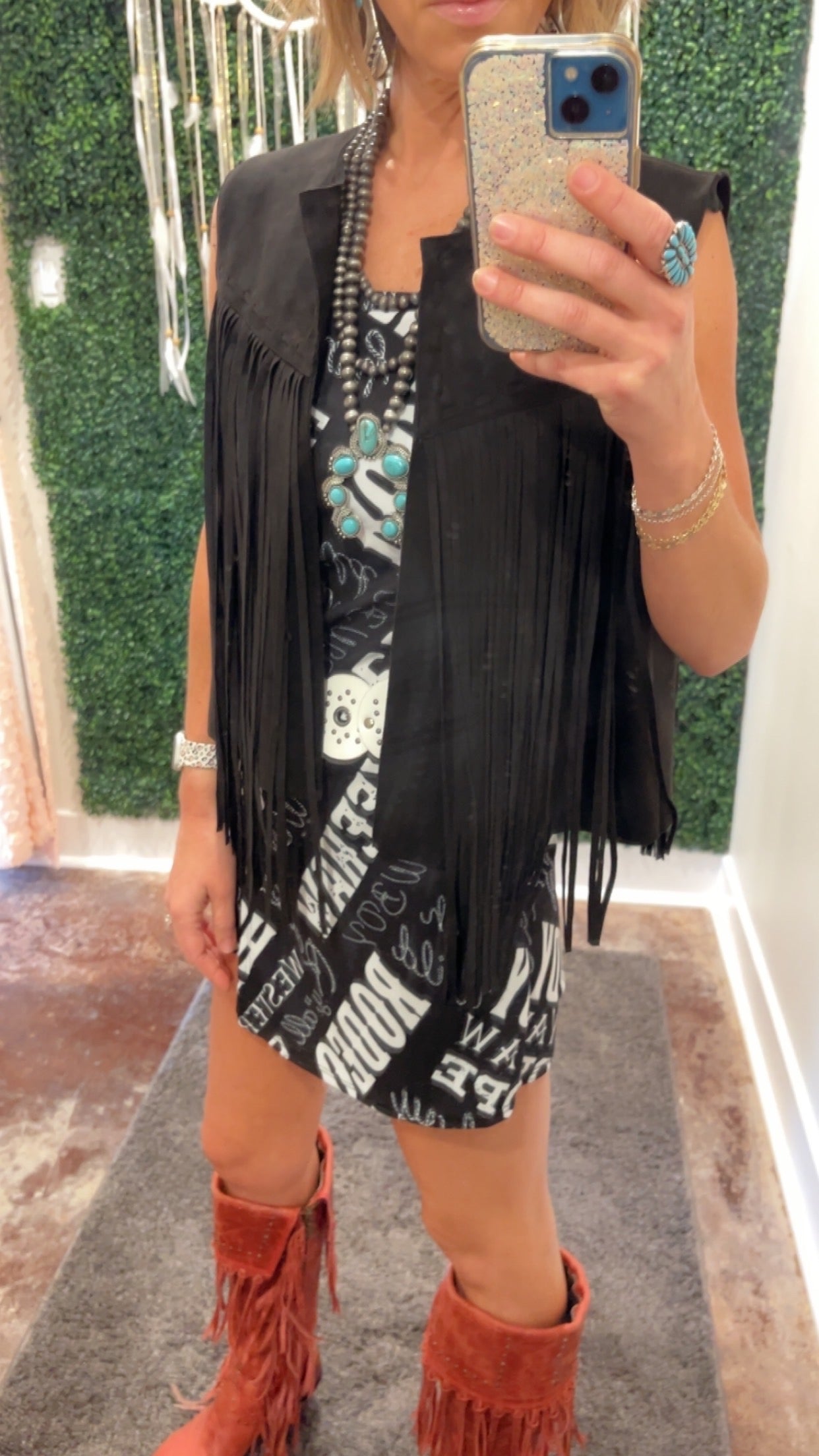 Black Rodeo Printed Strapless Skort Romper
