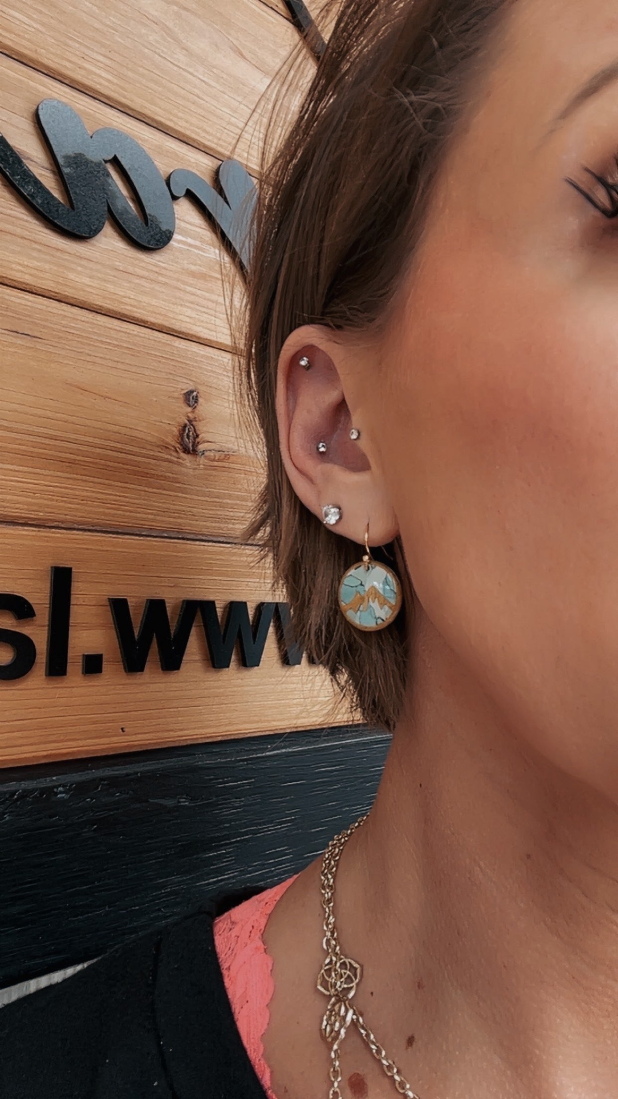 Mountain Dangle Earrings