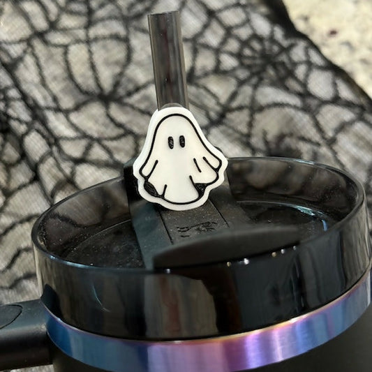 Ghost Straw Topper