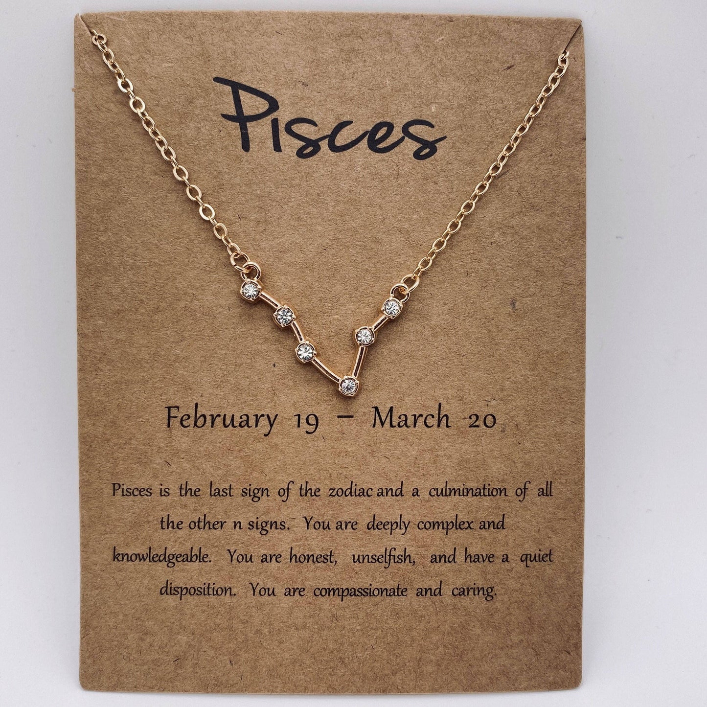 Constellation Necklace w/Rhinestones