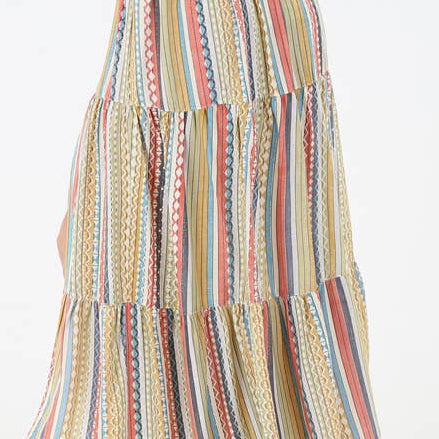 Bohemian Maxi Skirt w/Slit