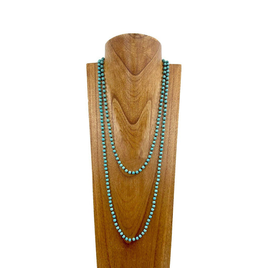 6mm Turquoise Stone Necklace