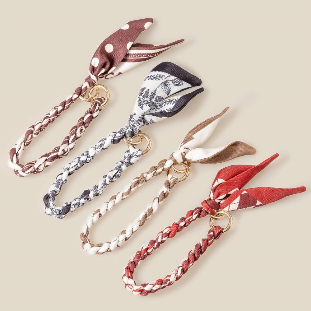 Braided Bandana Bag Charm