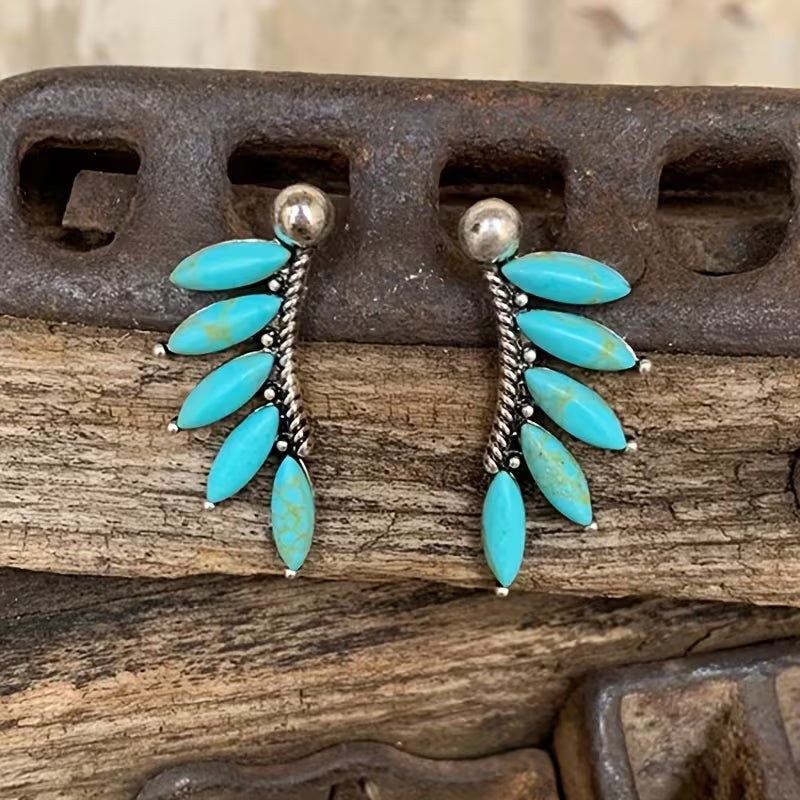 Turquoise Climber Earring