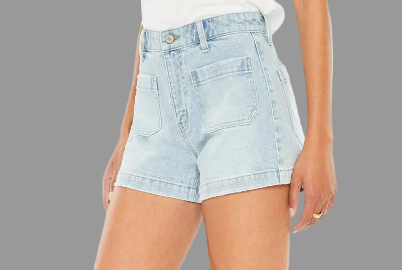 Trouser Denim Shorts