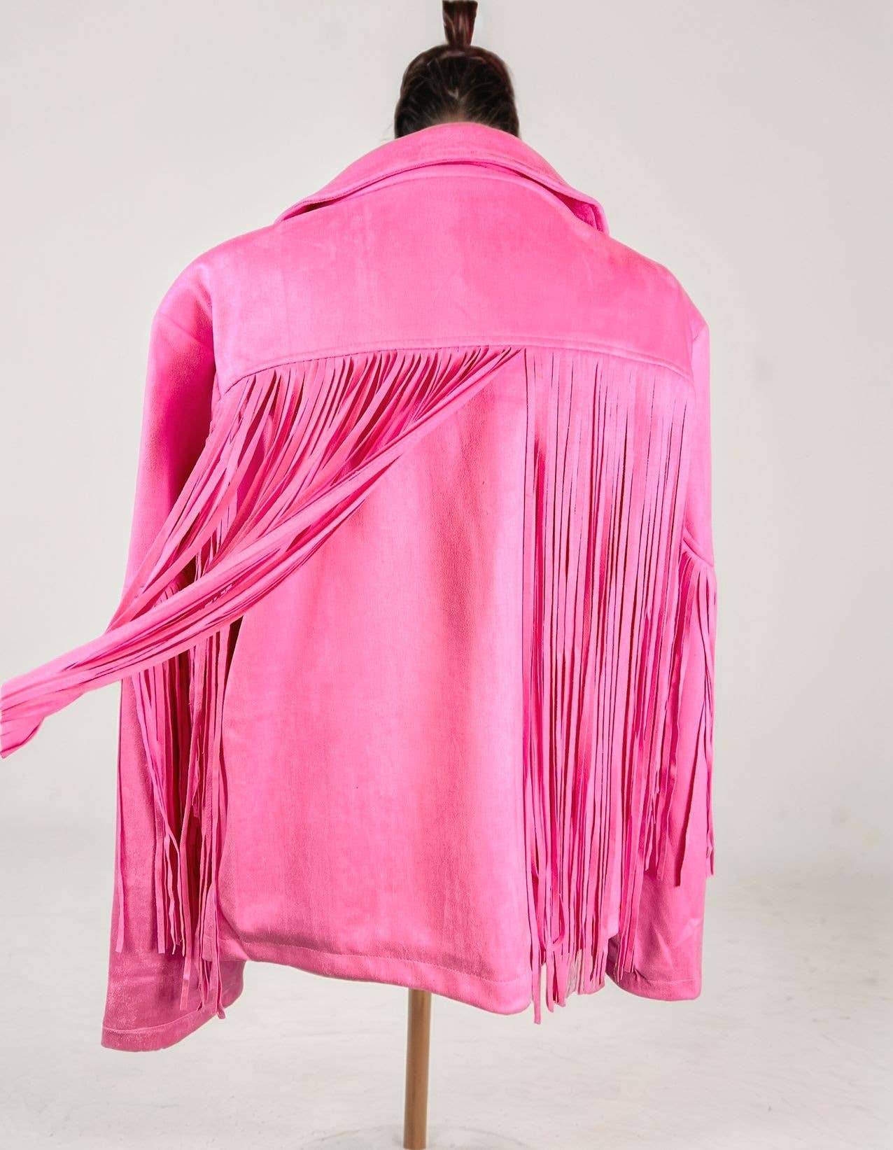 Barbie Fringe Suede Jacket