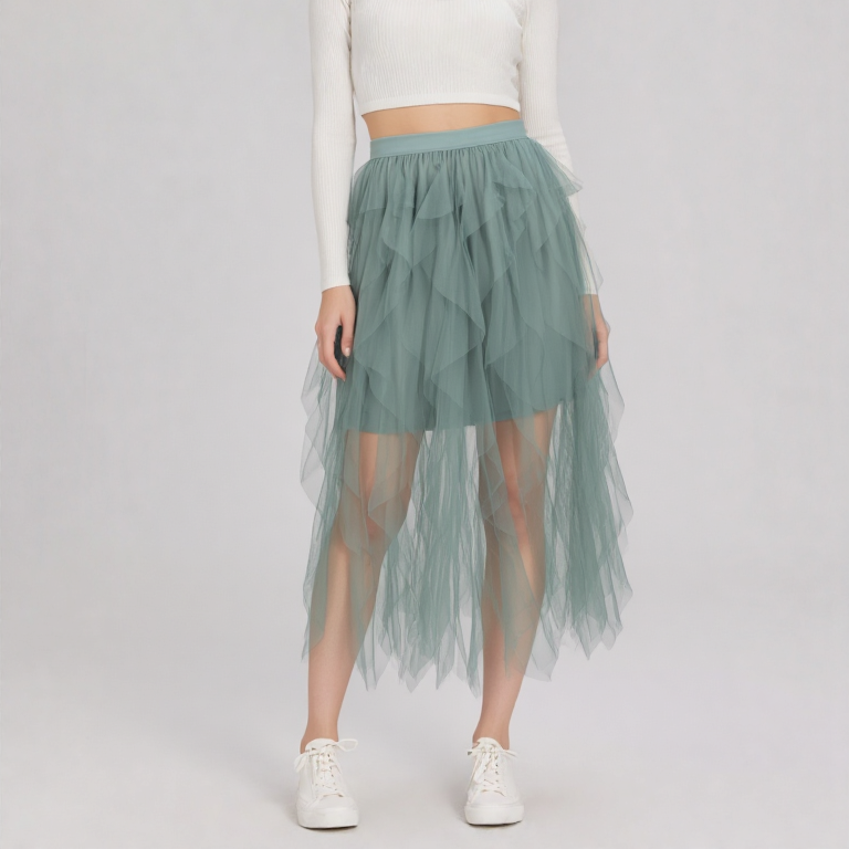 Tulle Waterfall Skirt
