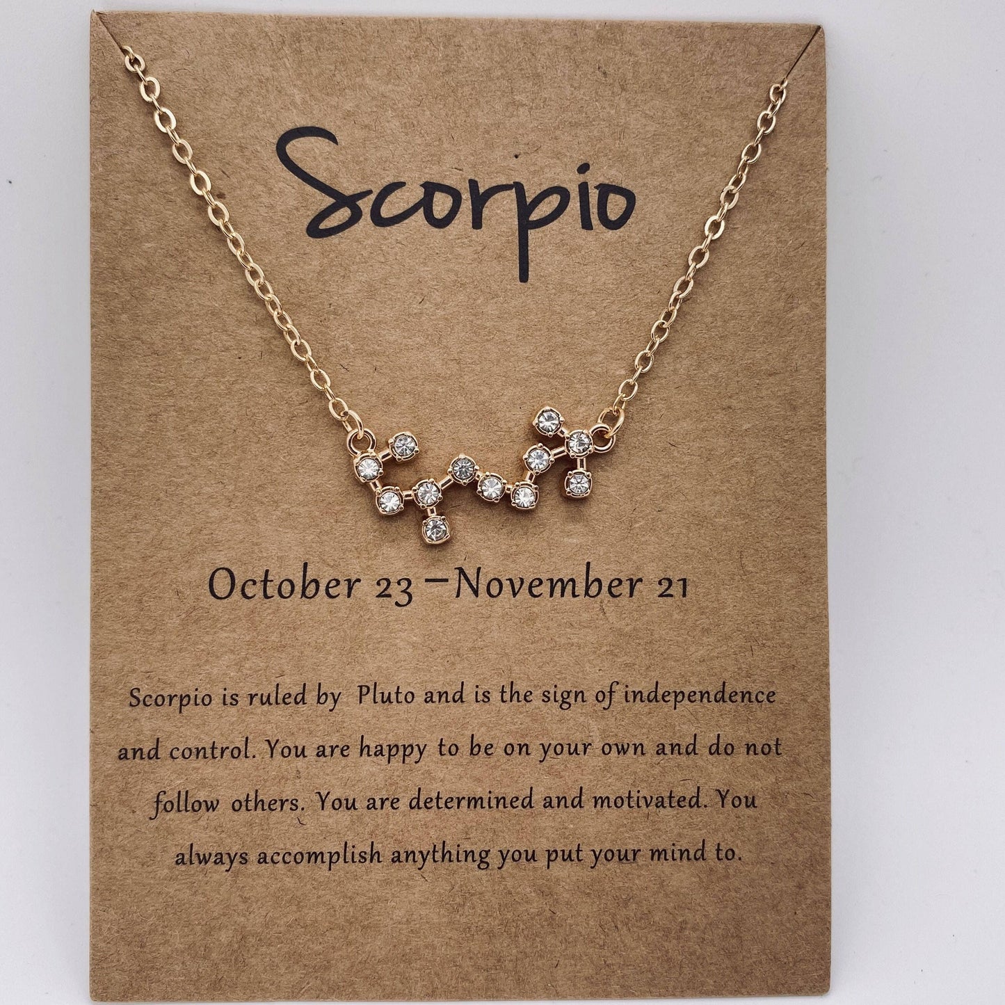 Constellation Necklace w/Rhinestones