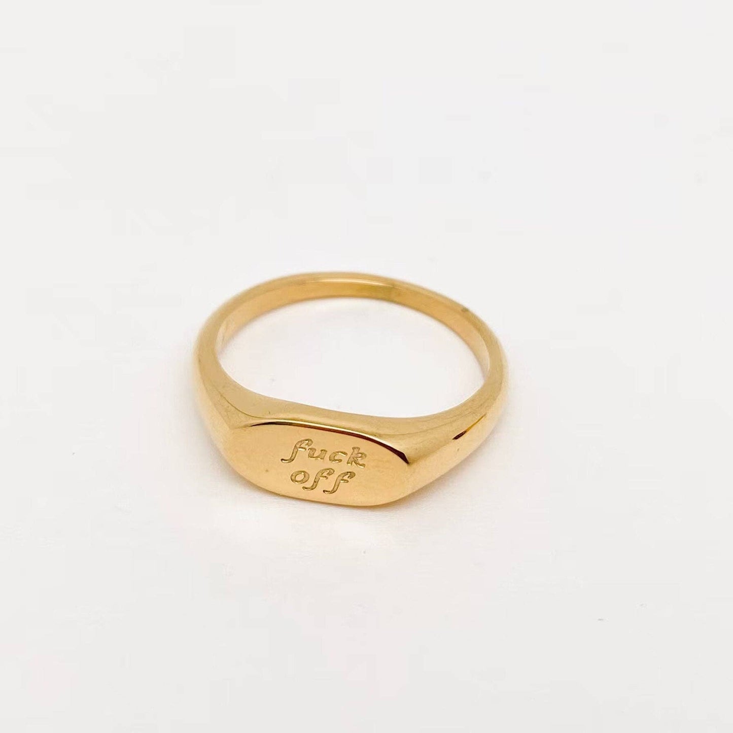 "Fuck off" Ring