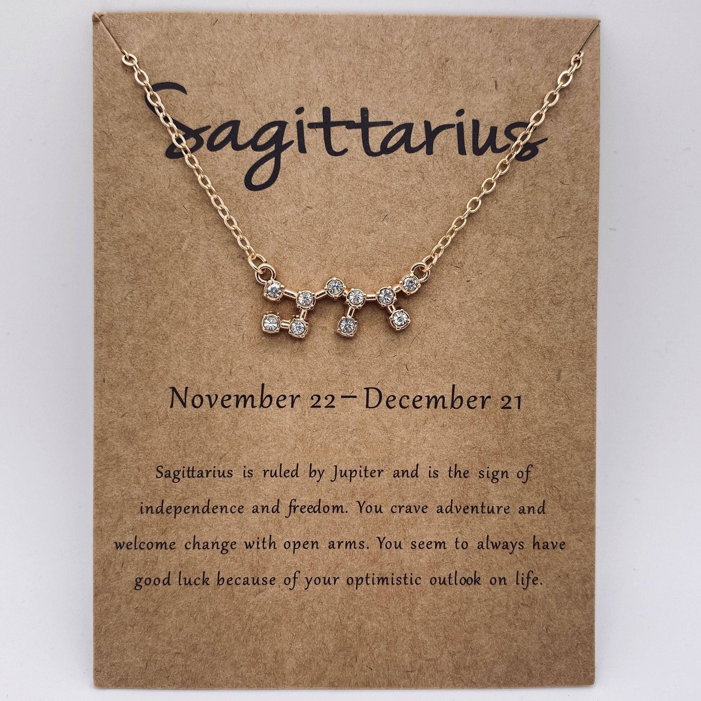 Constellation Necklace w/Rhinestones