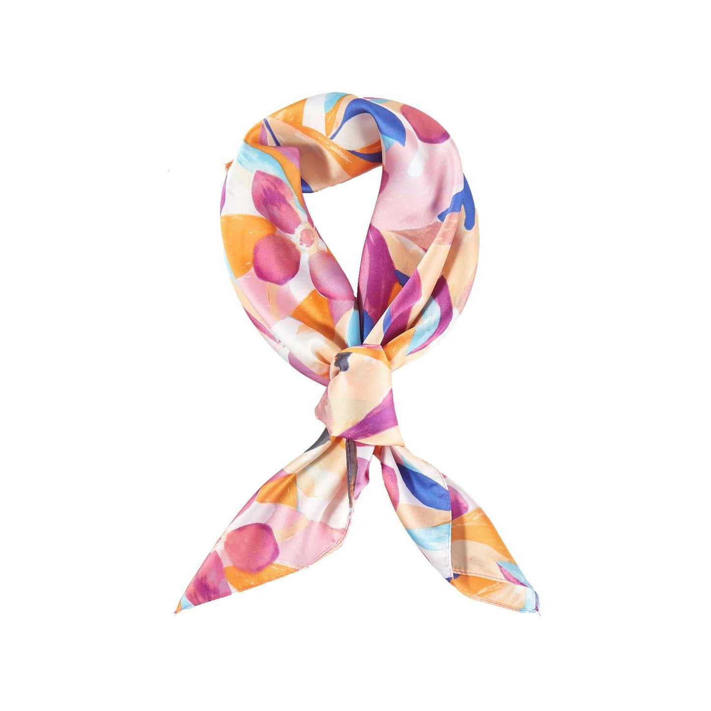 Floral Satin Bandana