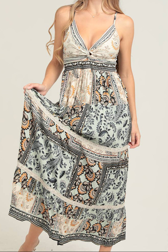 Mint Cut Out Maxi