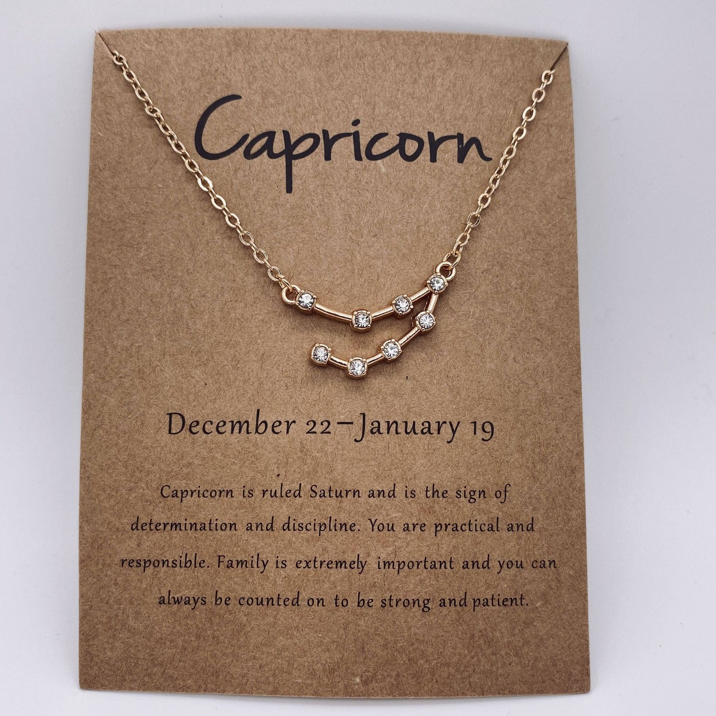 Constellation Necklace w/Rhinestones