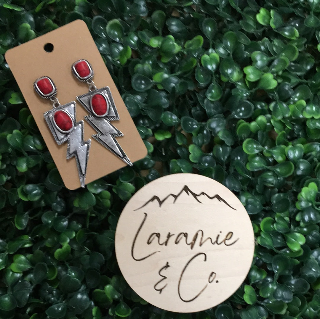 Lightning Stone Earrings