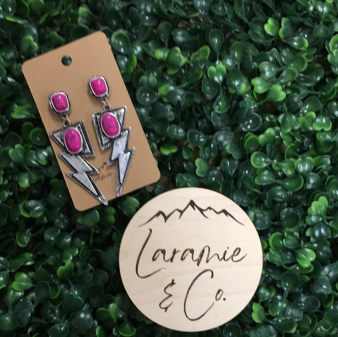 Lightning Stone Earrings