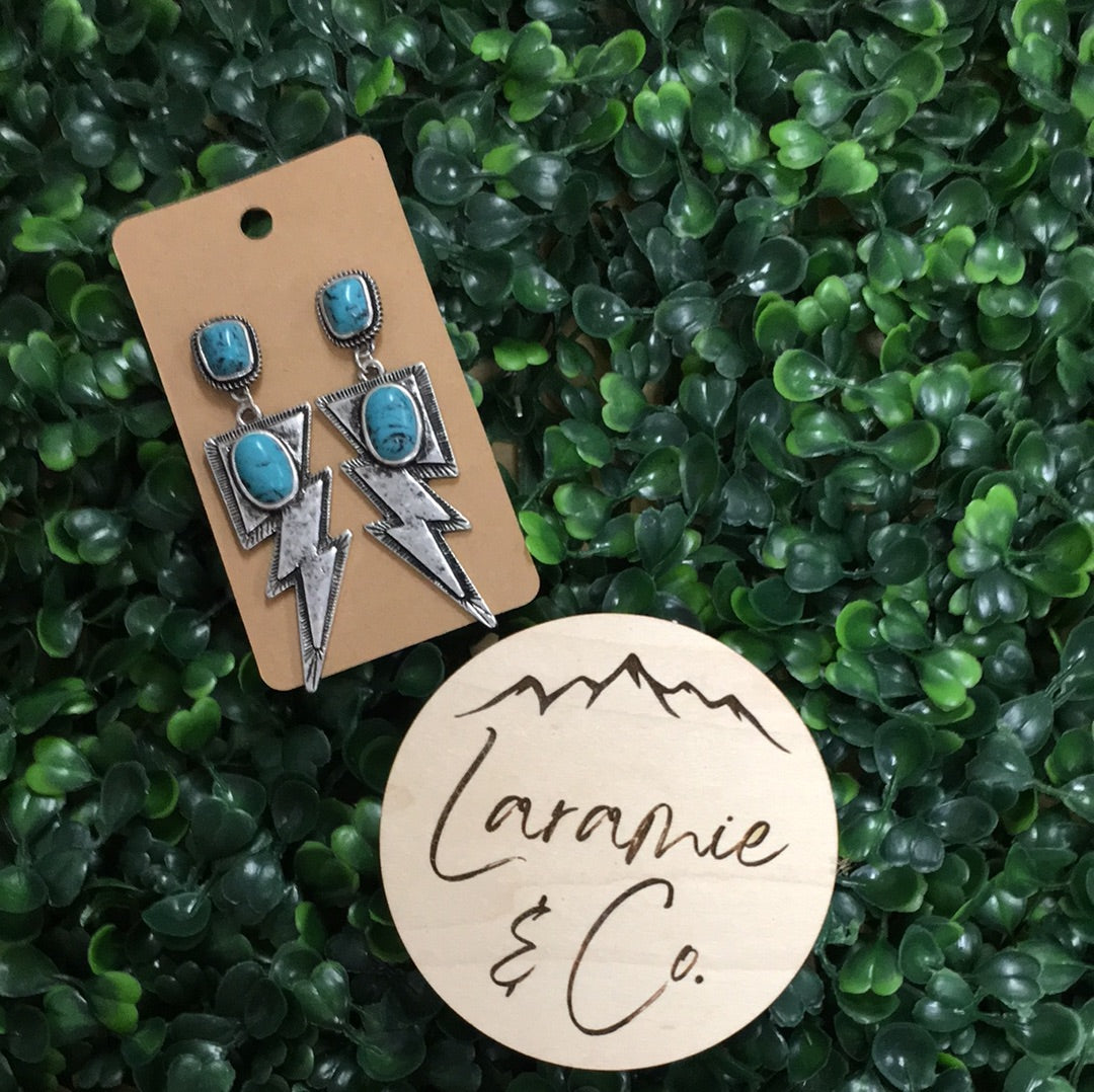 Lightning Stone Earrings