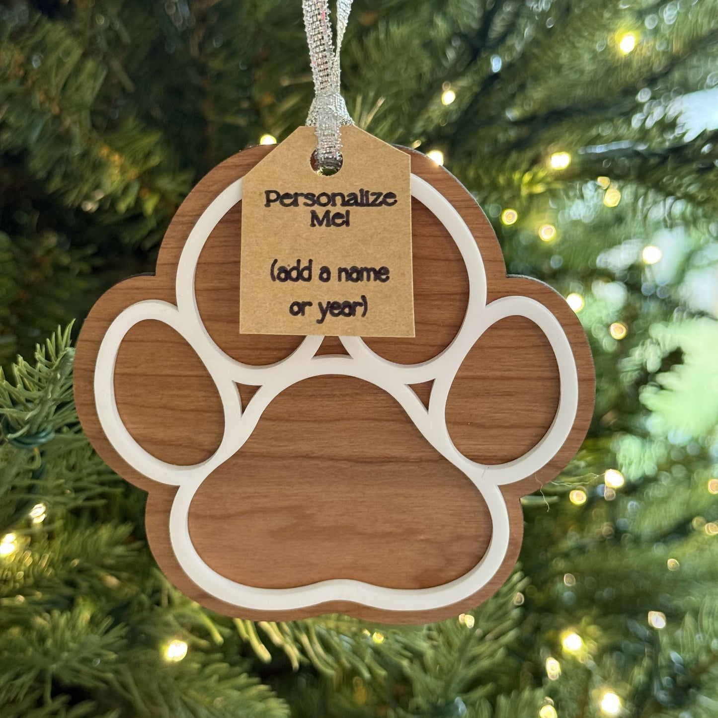 Paw Print Ornament
