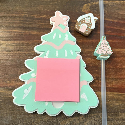 Vintage Tree Straw Charm