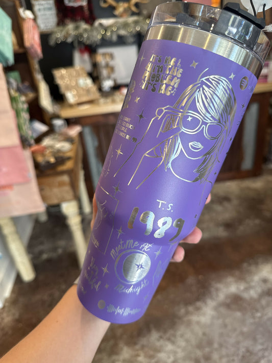 All Eras” Engraved 40oz Tumbler